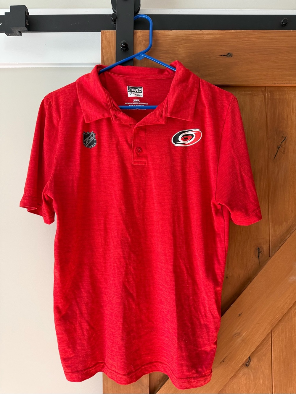 Fanatics Red Carolina Hurricanes Polo